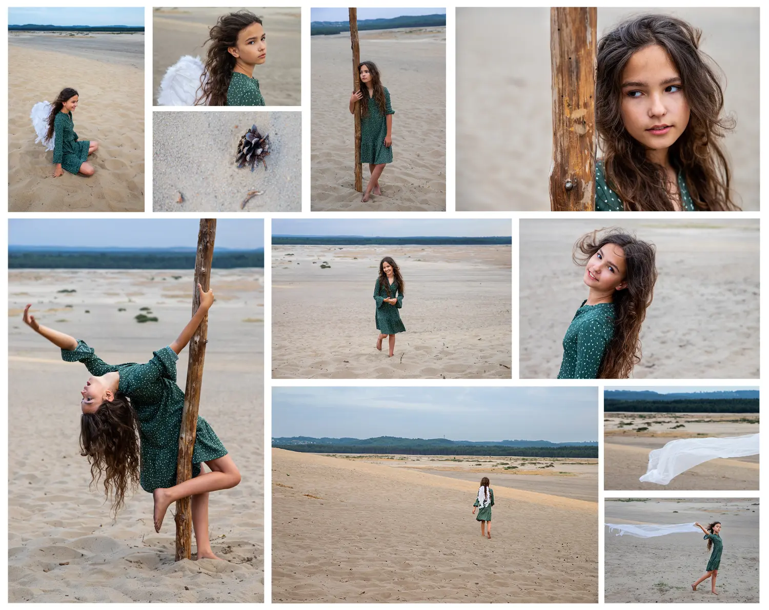 Foto kolaż - twarze i detale